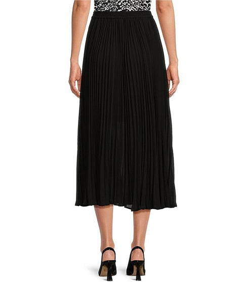 Michael Kors Women's Black Fully-Pleated Midi Skirt |Michael Kors In Lebanon