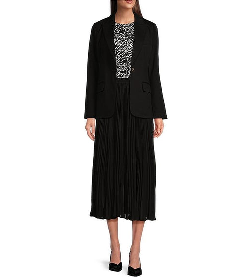 Michael Kors Women's Black Fully-Pleated Midi Skirt |Michael Kors In Lebanon