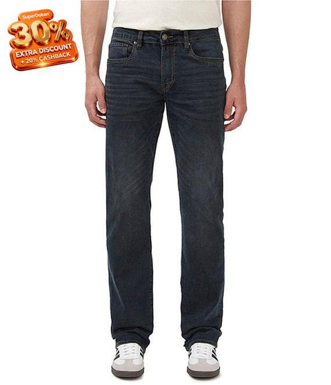 Buffalo David Bitton Men's Dusty Navy Relaxed Straight Driven Jeans | Buffalo David Bitton In Lebanon