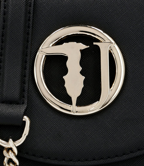 Trussardi Women's Black Cacciatora Crossbody Bag |Trussardi In Lebanon