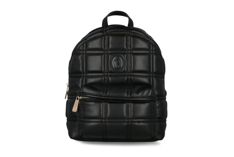 Trussardi Black Leather Small Backpack | Trussardi In Lebanon