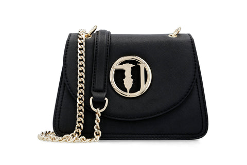 Trussardi Women's Black Cacciatora Crossbody Bag |Trussardi In Lebanon