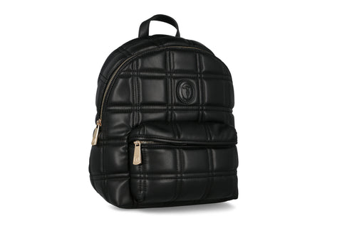 Trussardi Black Leather Small Backpack | Trussardi In Lebanon