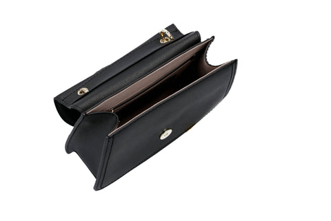 Trussardi Women's Black Cacciatora Crossbody Bag |Trussardi In Lebanon