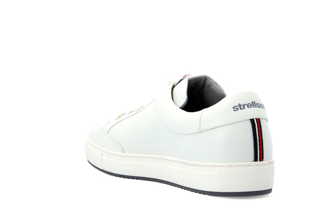 Strellson Men's White Evans LFU 1 Leather Sneaker | Strellson In Lebanon