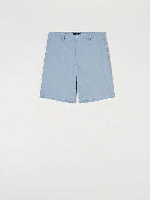 Sinsay Men's Pale Blue Chino Shorts | Sinsay in lebanon