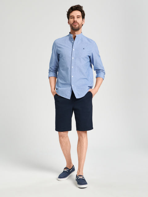 Sinsay Men's Navy Chino Short With Two Front Pockets | Sinsay In Lebanon