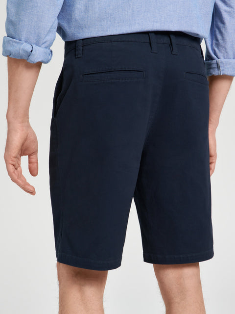 Sinsay Men's Navy Chino Short With Two Front Pockets | Sinsay In Lebanon