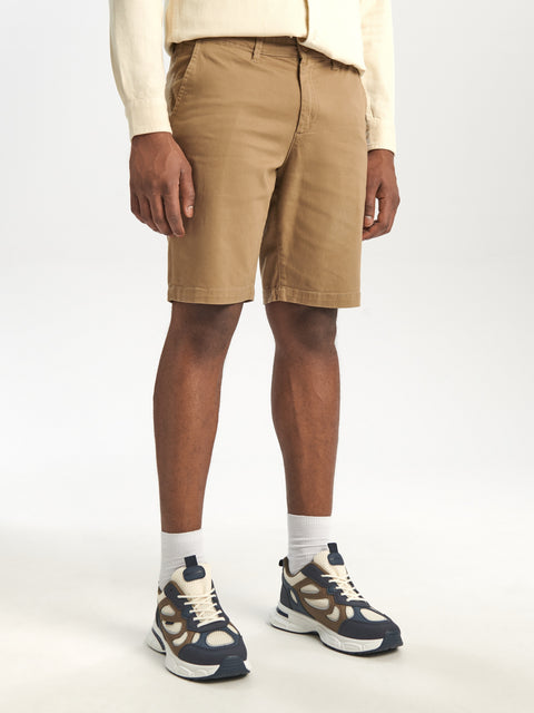 Sinsay Men's Khaki Chino Shorts | Sinsay In Lebanon
