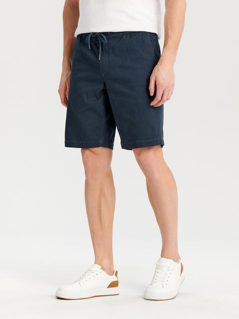 Sinsay Men's Washed Navy Jogger Shorts | Sinsay In Lebanon