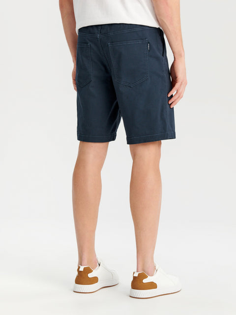 Sinsay Men's Washed Navy Jogger Shorts | Sinsay In Lebanon