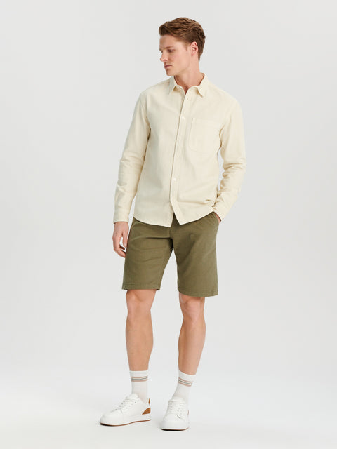 Sinsay Men's Olive Green Jogger Shorts|Sinsay In Lebanon