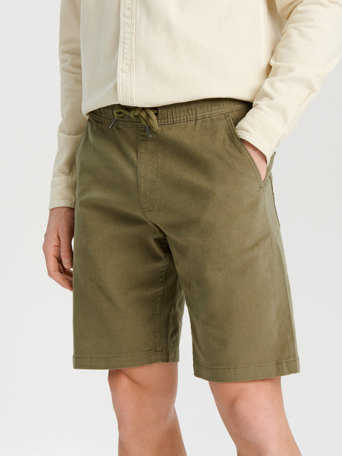 Sinsay Men's Olive Green Jogger Shorts|Sinsay In Lebanon