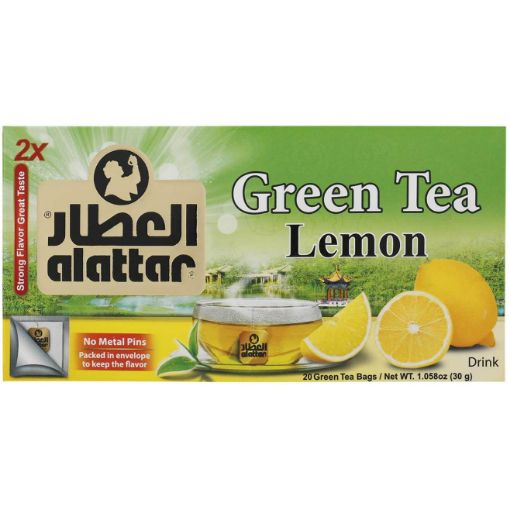 Al Attar Green Tea Lemon 12 Bags