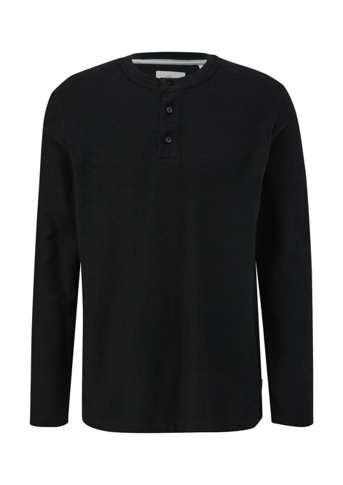 S.Oliver Boy's Black Long-Sleeve Blouse | S.Oliver in Lebanon