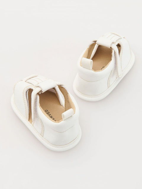 Reserved Baby Boy's White Faux Leather Sandal |Reserved In Lebanon