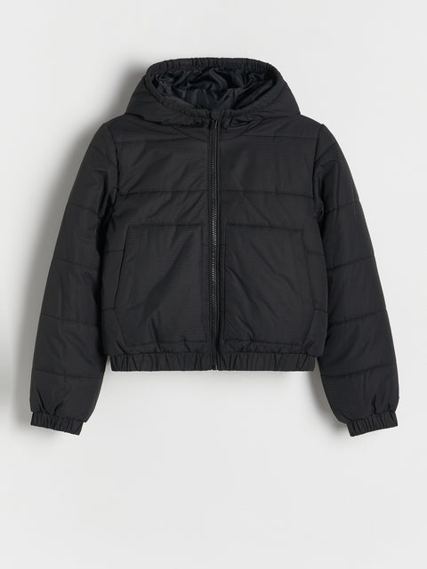 Reserved Girl's Black Contrasting Inserts jackets | Reserved In Lebanon