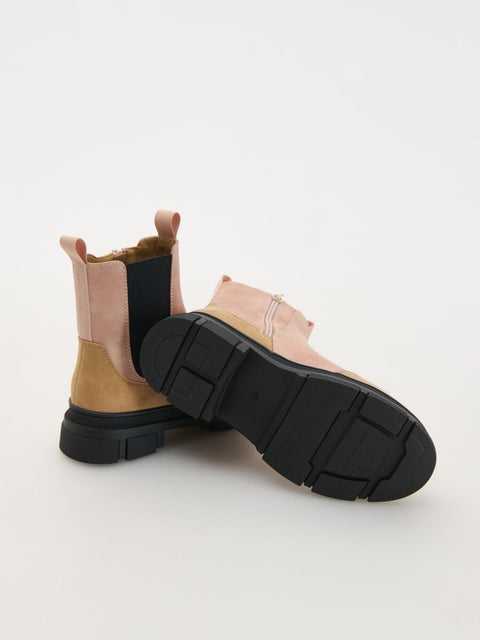 Reserved Girl's Light Coral Ankle Boots | Reserved In Lebanon
