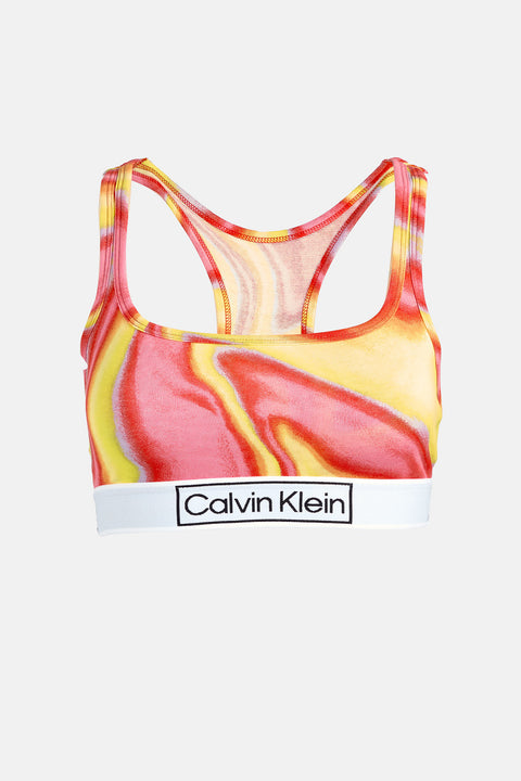 Calvin Klein Women's Multicolor  Sport Bra Top UAKLL FE852(JA40)
