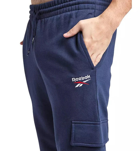 Reebok Men's Navy Fleece Cargo Pants|Reebok In Lebanon