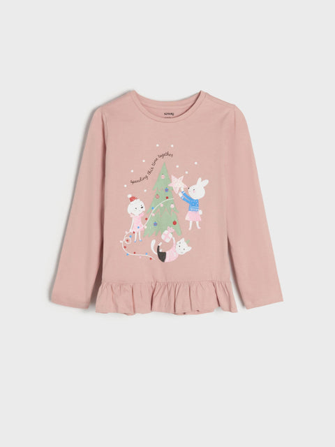 Sinsay Girl's Pastel Pink T-Shirt And Leggings Set | Sinsay In Lebanon