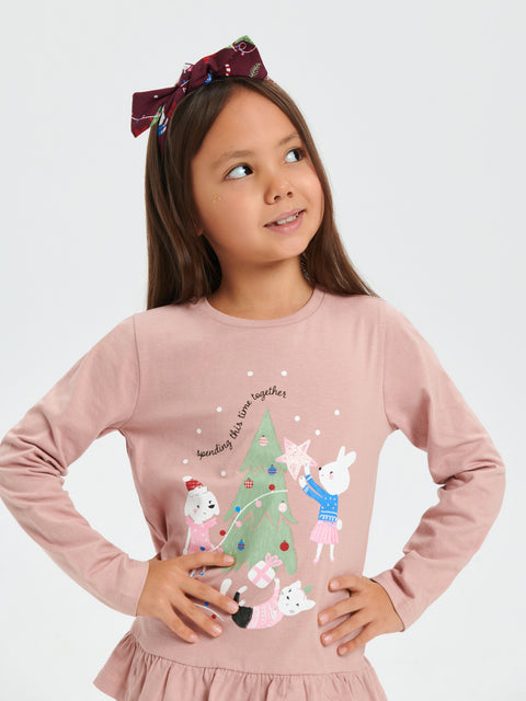 Sinsay Girl's Pastel Pink T-Shirt And Leggings Set | Sinsay In Lebanon