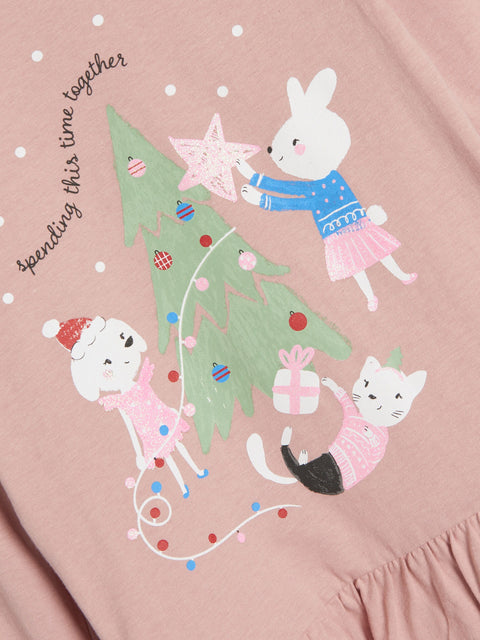 Sinsay Girl's Pastel Pink T-Shirt And Leggings Set | Sinsay In Lebanon