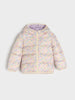 Sinsay Baby Girls Cream Floral Padded Hooded Jacket | Sinsay in Lebanon