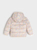 Sinsay Baby Girls Cream Floral Padded Hooded Jacket | Sinsay in Lebanon