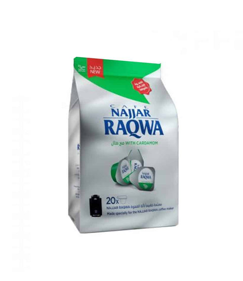 Najjar Raqwa with Cardamom 20 Single Capsules | Najjar In Lebanon