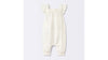 Cloud Island Baby Girl's White Striped Gauze Long Legged Romper | Cloud Island In Lebanon
