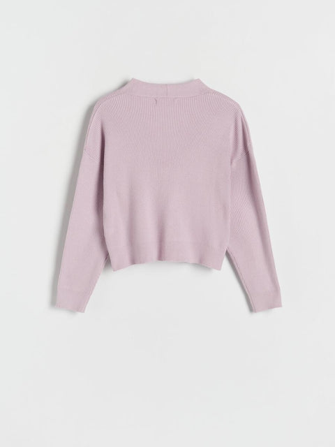 Reserved Girl's Dusty Rose Long Sleeve Cardigan | Reserved In Lebanon