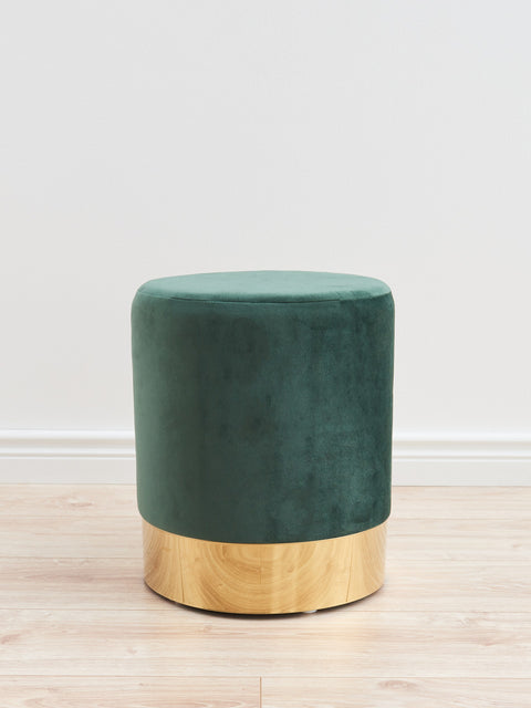 Sinsay Dark Green & Gold Ottoman | Sinsay In Lebanon