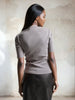 Sinsay Women's Grey Turtle Neck T-Shirt | Sinsay In Lebanon