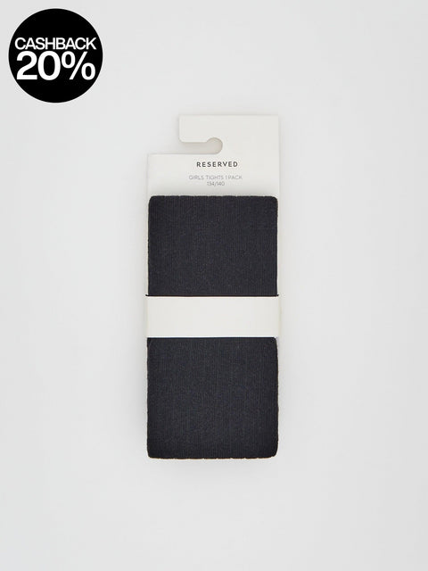 Reserved Girl's Black Striped Tights | Reserved In Lebanon
