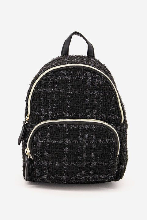 Forever 21 Women's Black Textured Mini Backpack | Forever 21 in Lebanon