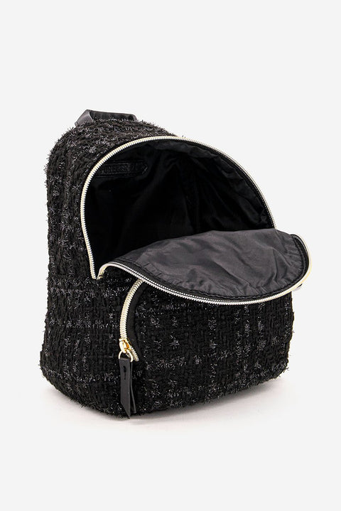 Forever 21 Women's Black Textured Mini Backpack | Forever 21 in Lebanon
