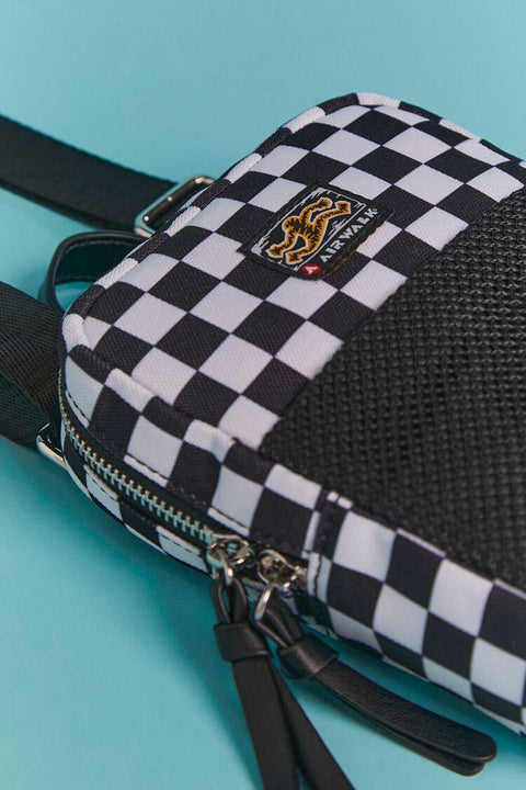 Forever 21 Women's Black Airwalk Checkered Mini Crossbody Bag |Forever 21 in Lebanon