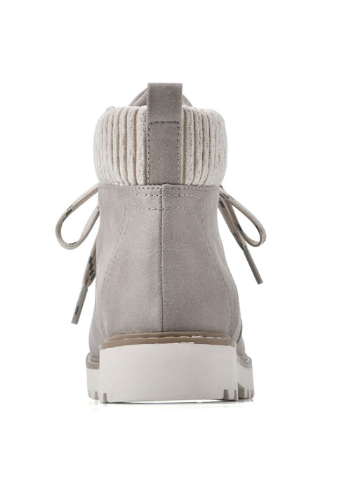 Cliffs by White Mountain Women's Greige Connie Lace-up Booties | Cliffs by White Mountain In Lebanon