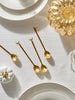 Sinsay Gold Set Of Teaspoons Cutlery Set Pack Of 4 | Sinsay In Lebanon