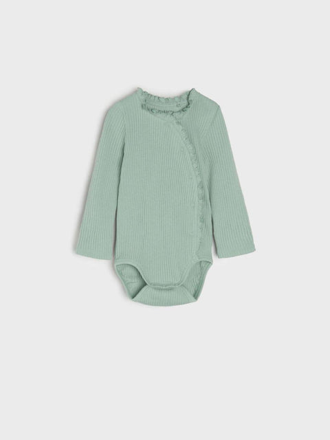 Sinsay Baby Girl's Mint Long-Sleeve Bodysuit | Sinsay In Lebanon