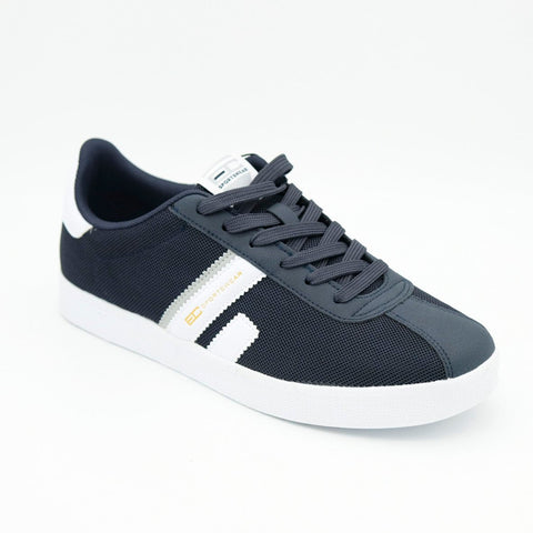 Enrico Coveri Men's Navy Lion Mesh Sneakers |Enrico Coveri In Lebanon