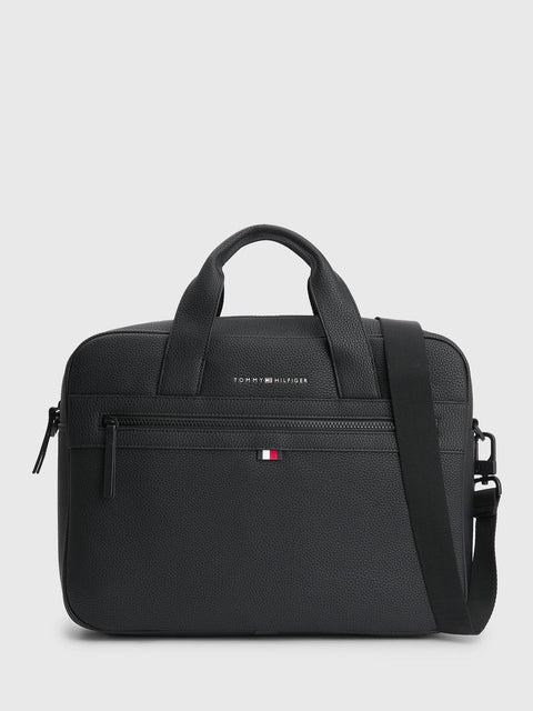 Tommy Hilfiger Black Essential Computer Bag |Tommy Hilfiger In Lebanon