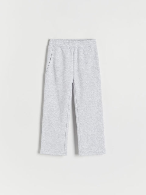 Sinsay Girl's Light Gray Wide Leg Sweatpant |Sinsay In Lebanon