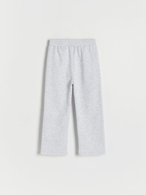 Sinsay Girl's Light Gray Wide Leg Sweatpant |Sinsay In Lebanon