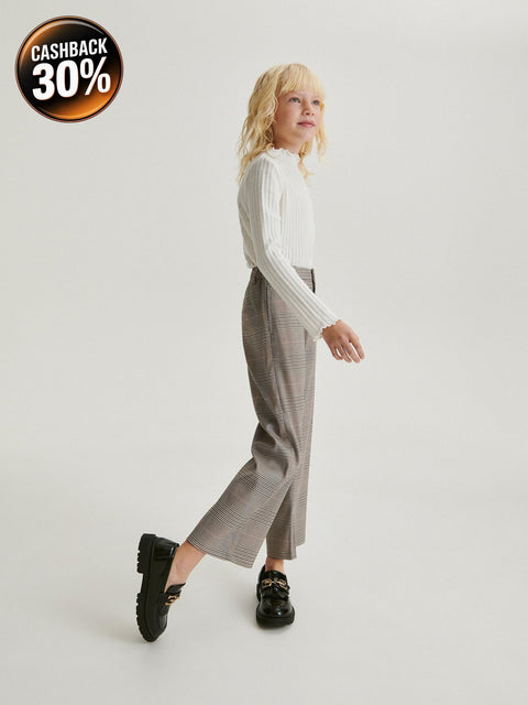 Reserved Girl's Multicolor Checkered Trousers | Reserved In Lebanon