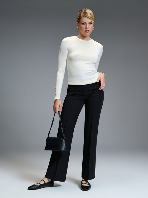 Sinsay Women's Off White Slim Fit Sweater | Sinsay In Lebanon