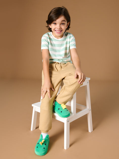 Sinsay Baby Boy's Green  Flip-flops with inscription Panduf  |Sinsay in Lebanon
