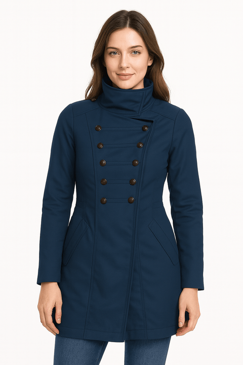 Only Women's Navy Coat | Only In Lebanon
