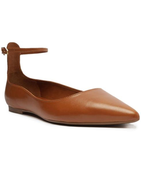 Arezzo Women's Madison Ballet Flats, Brown, 6.5M